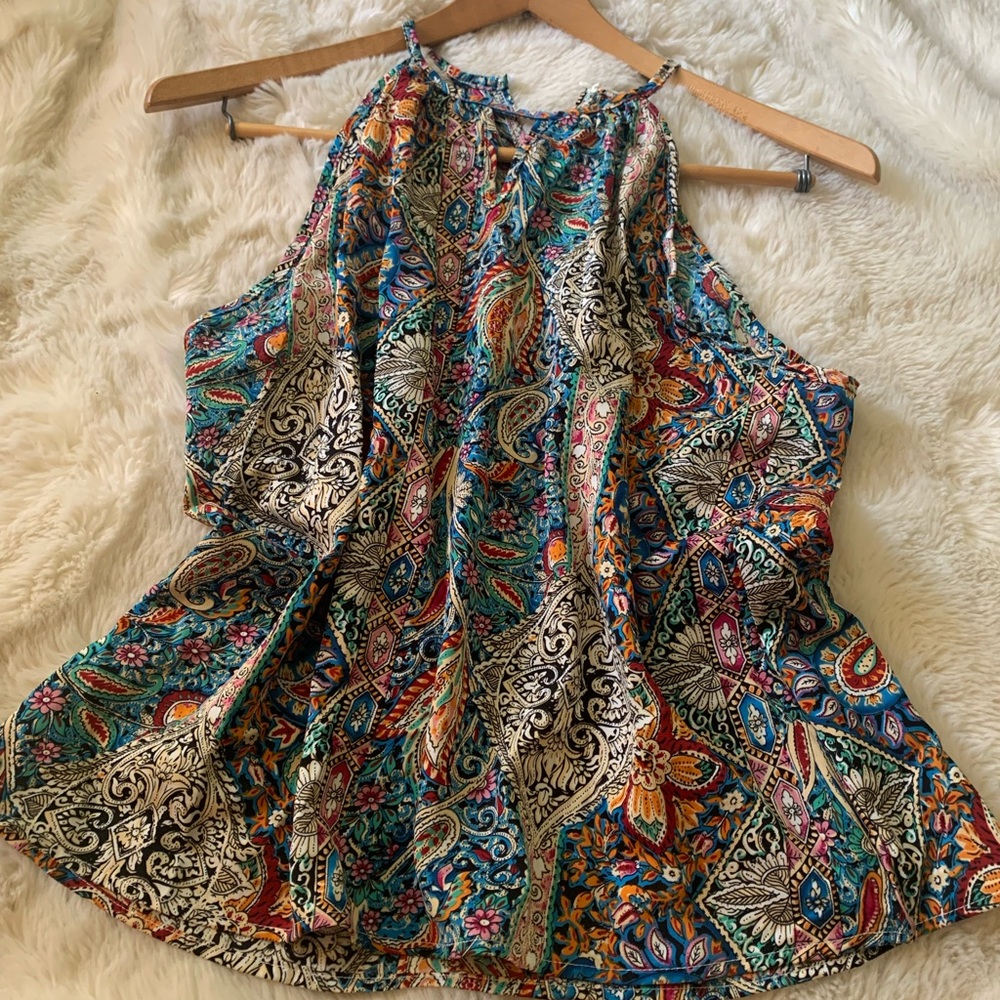 Colorful Paisley Women's Top